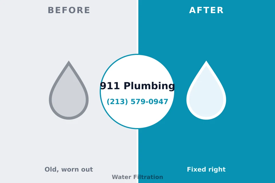 Before and after: plumbing company Mulberry, AR
